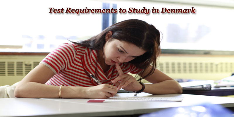 Test requirements to study in Denmark